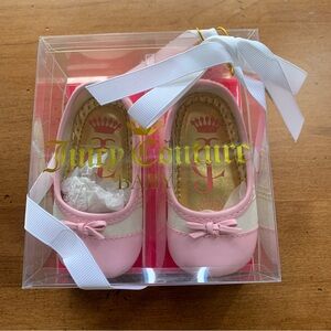 Retro Juicy Couture Pink Baby Sneakers Size 3 New in Box